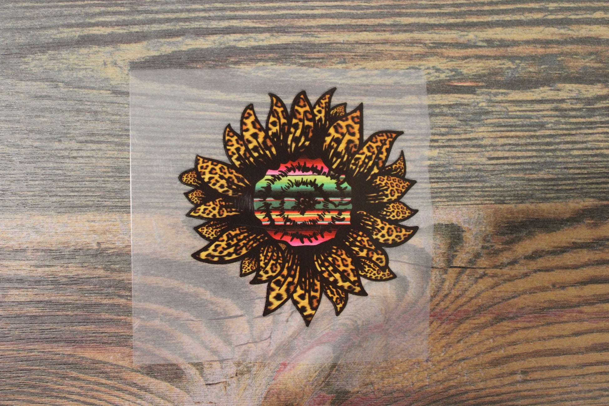 Leopard Sherpe Sunflower Pocket