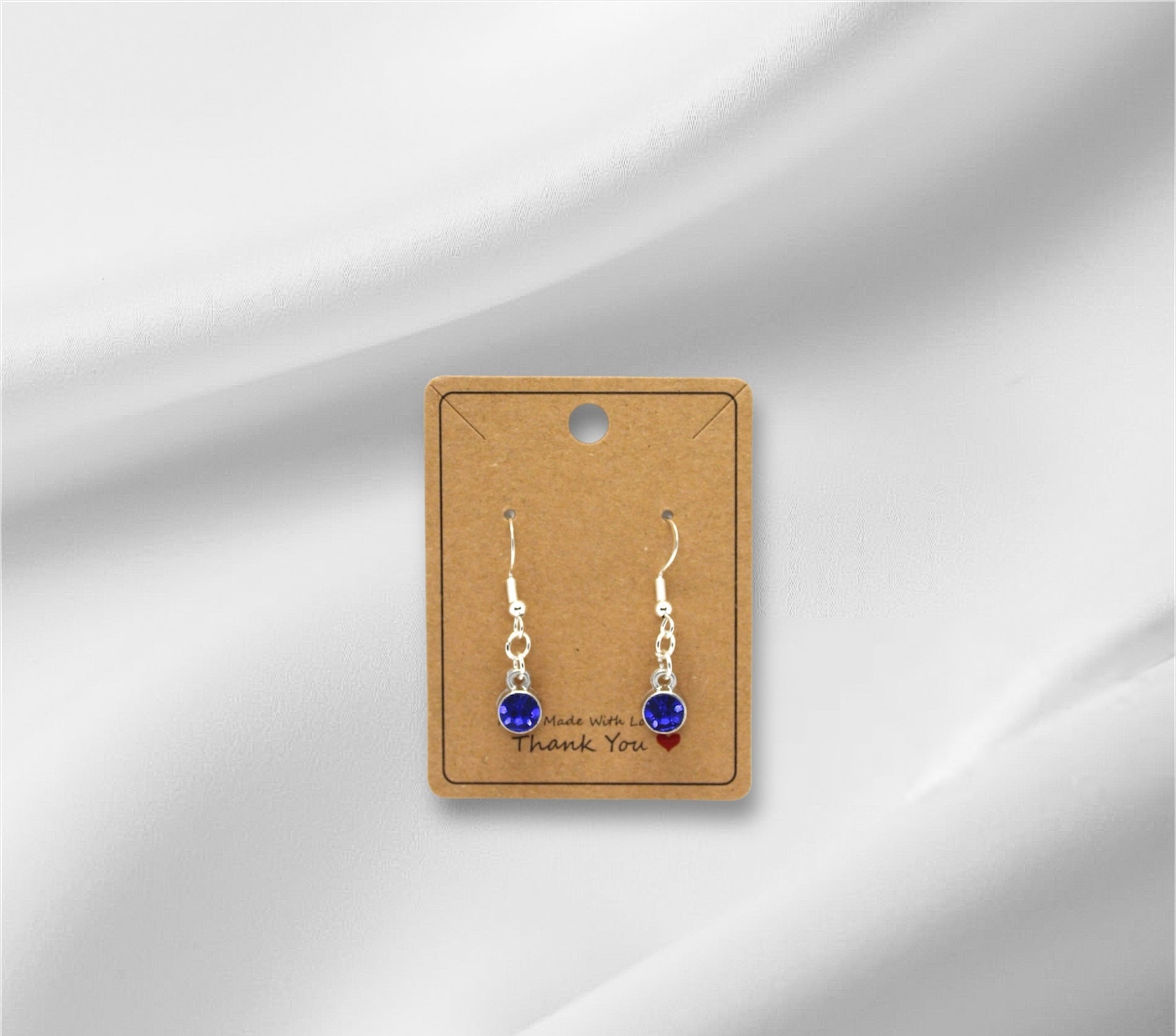 Small Dark Blue Earring