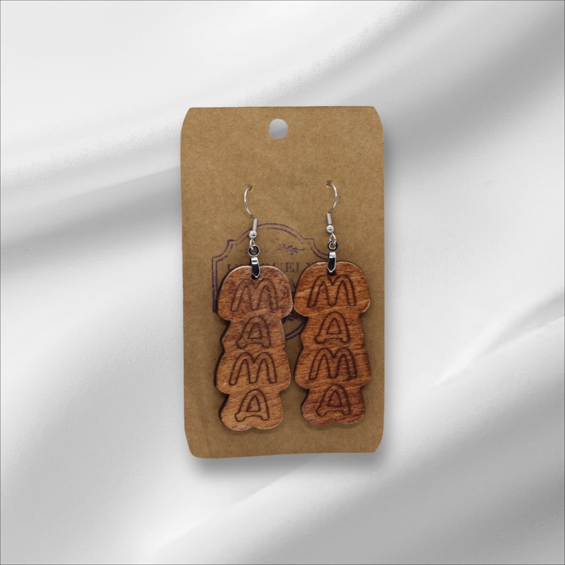 Wooden Mama Earring