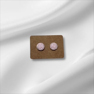 Medium Lavender Crystal Studs