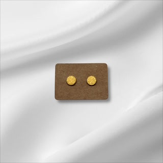 Small Yellow Crystal Studs