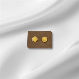 Medium Yellow Crystal Studs