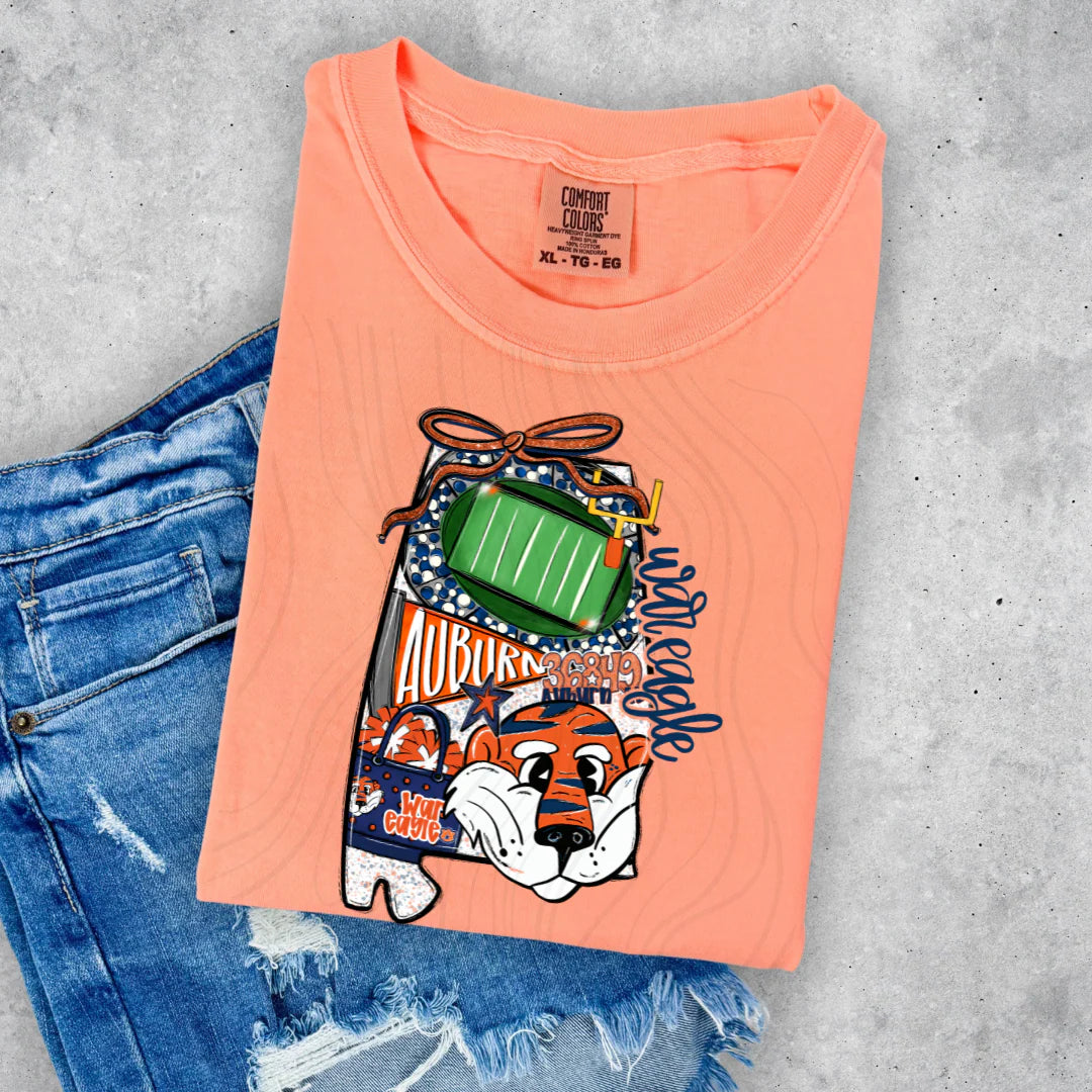 Auburn War Eagle Game Day Coquette