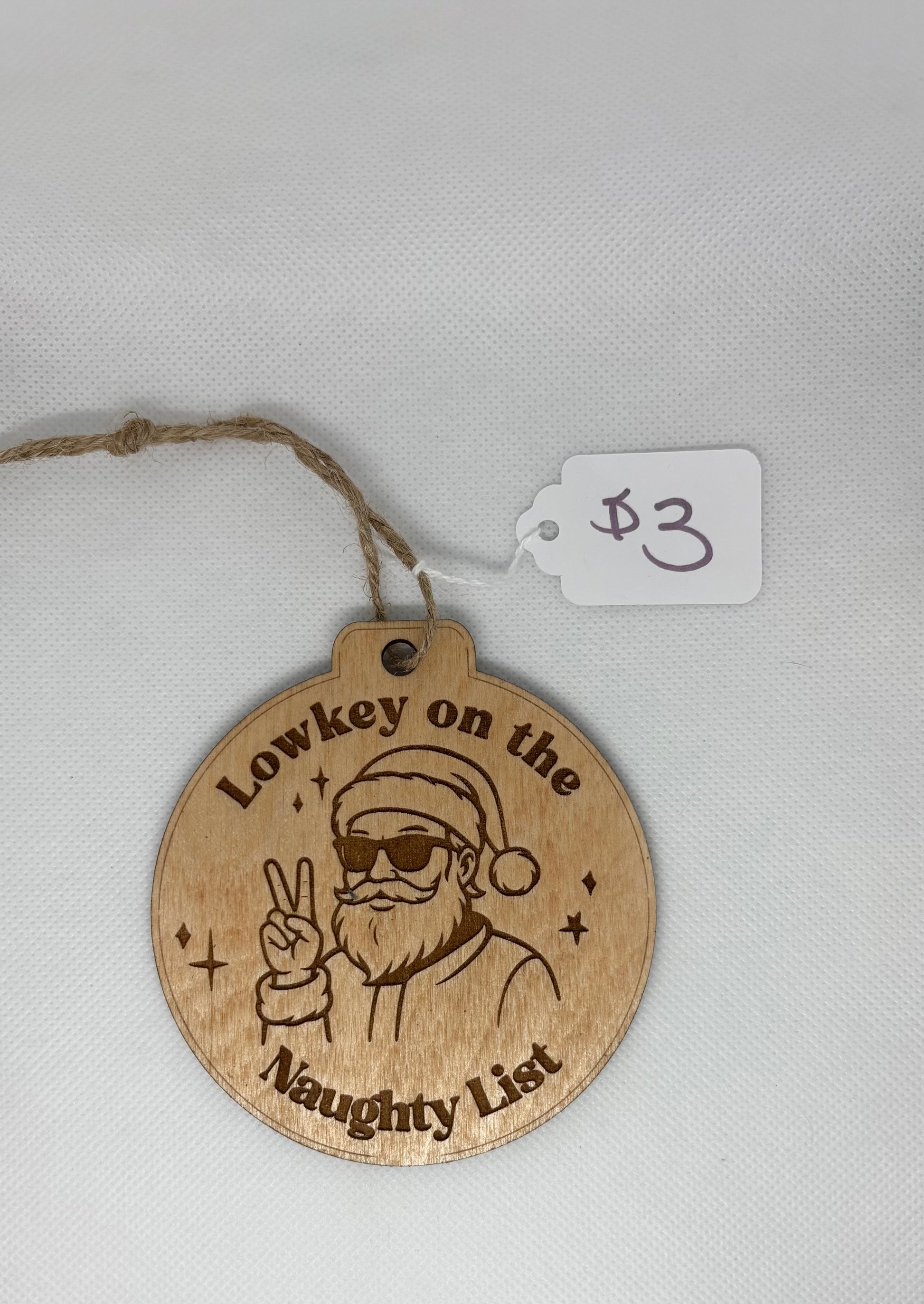 Naughty List Oranment