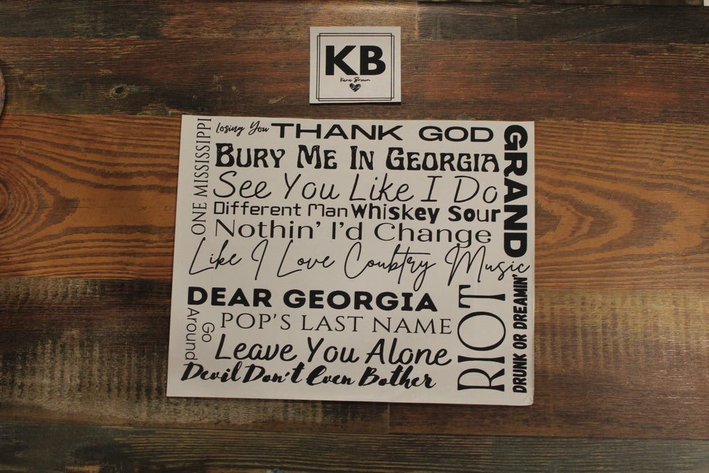 KB Lyrics Two Part