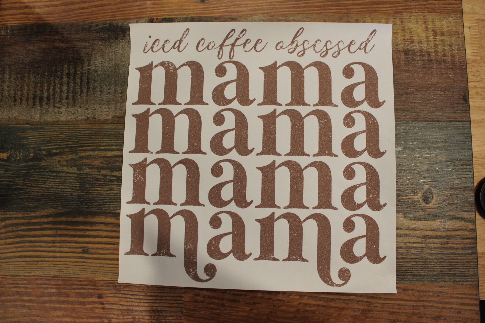 Iced Coffee Obsessed Mama
