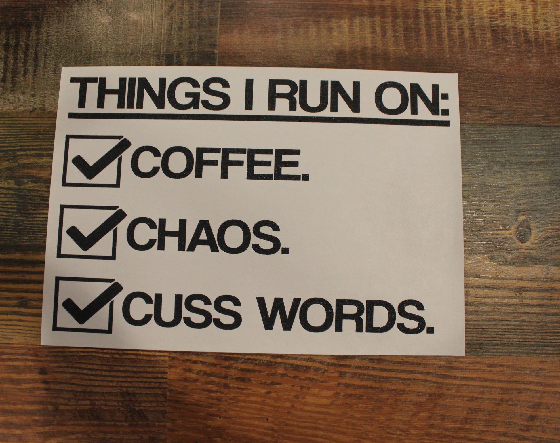 Things I Run On