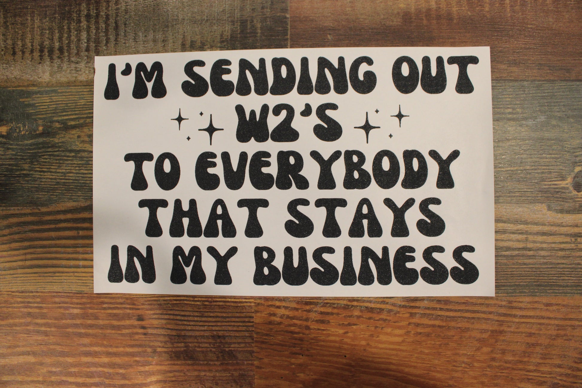 Sending W2's
