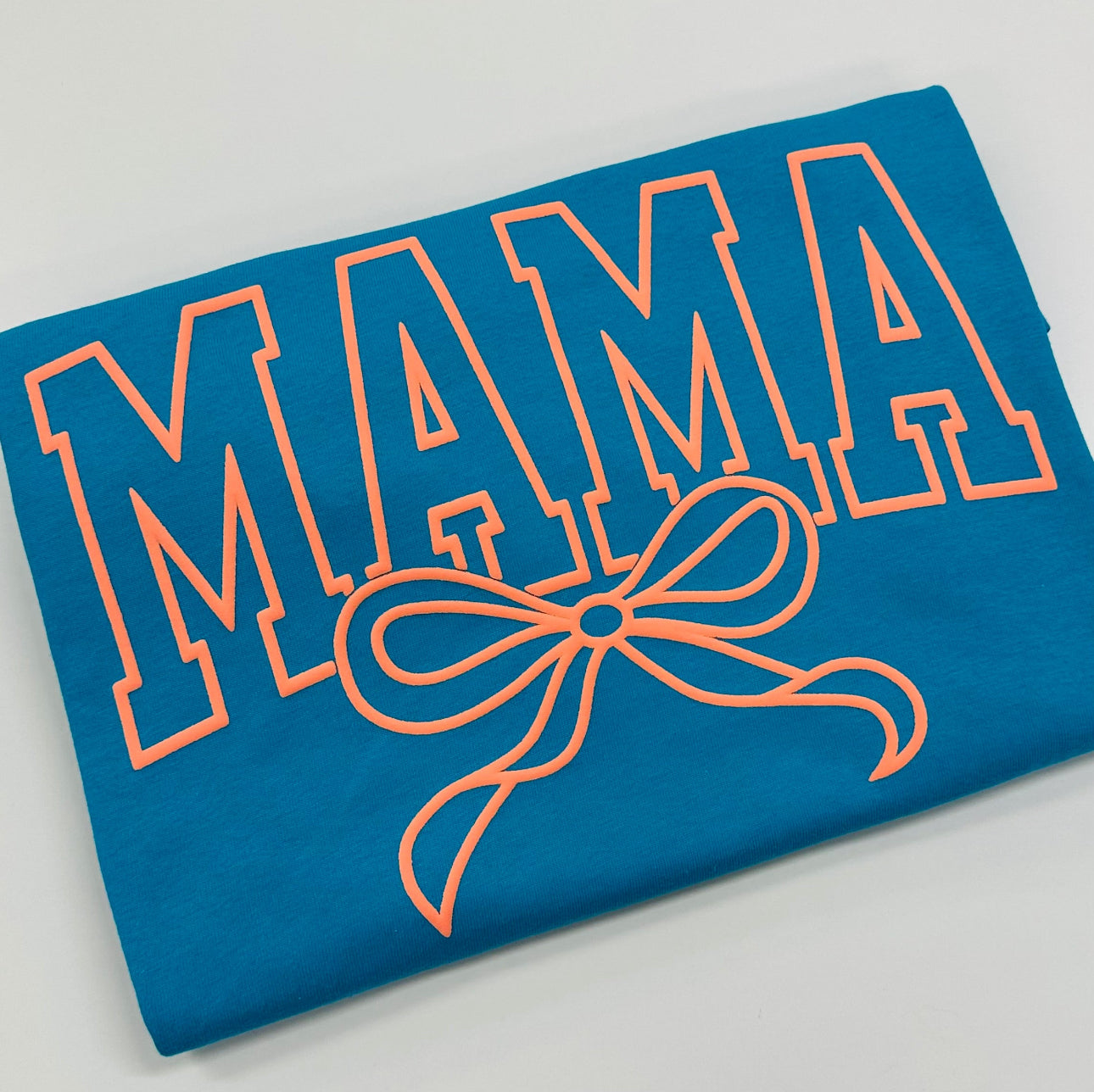 Coral Puff Mama Bow