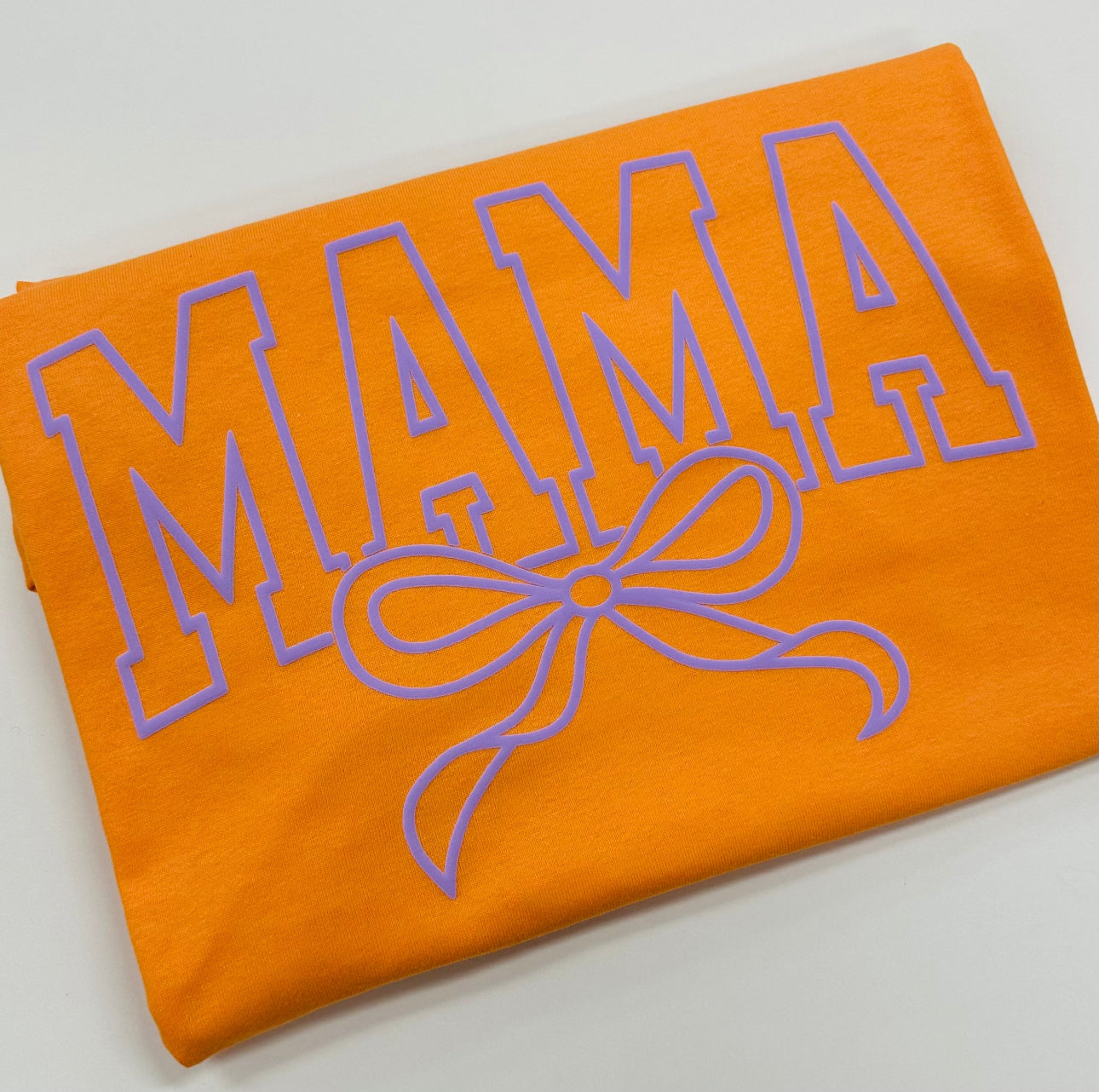 Lavender Puff Mama Bow