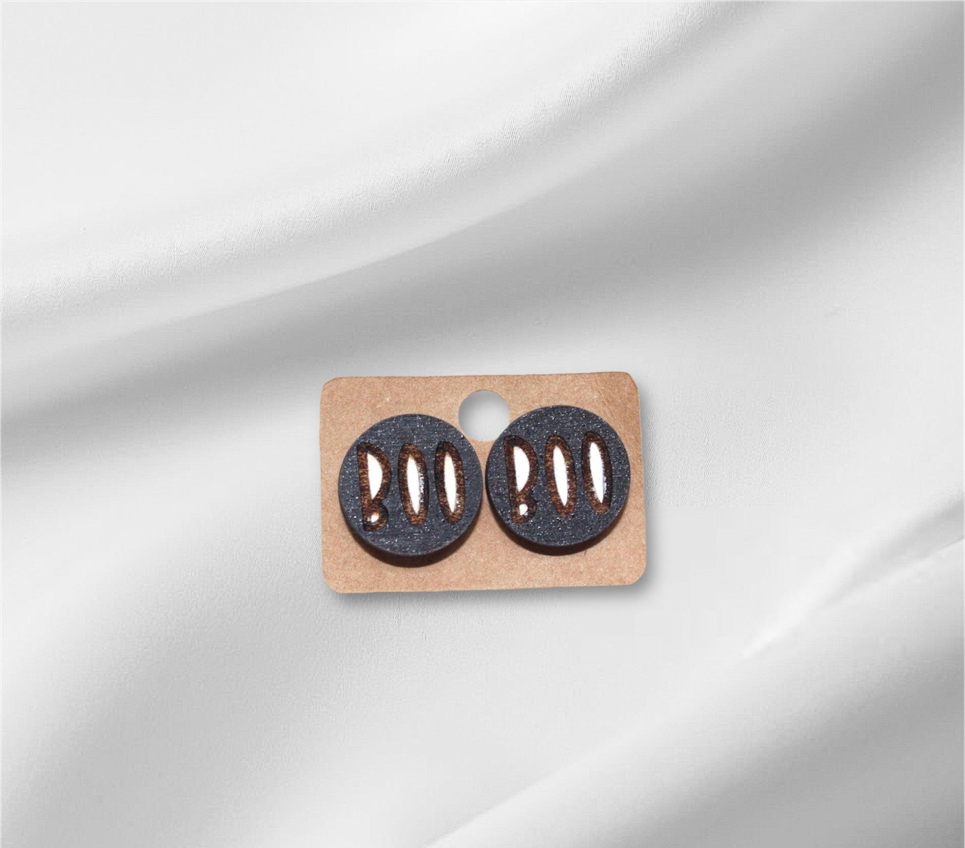 Wooden Boo Studs