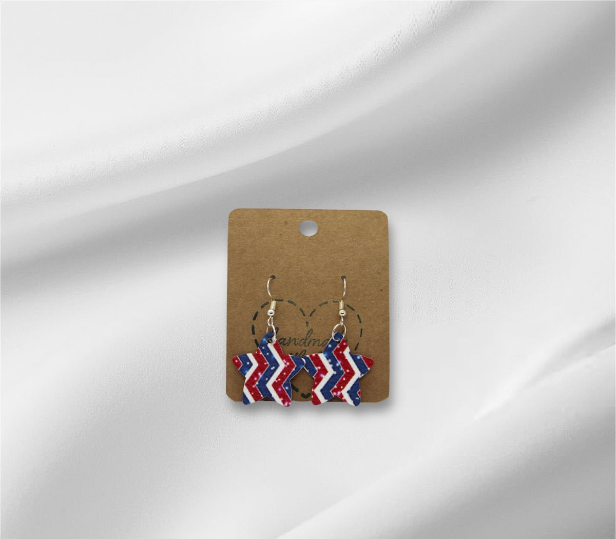 4th of July Star Shape Earring
