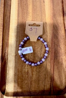 Lilac Pearl Shine Bracelet (Size 6)