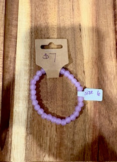 Cotton Candy Frosted Bracelet (Size 6)