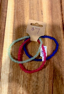 Bold Frosted Bracelet Bundle (Size 6)