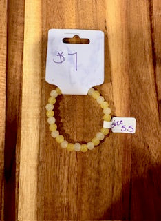 Sunbeam Frosted Beaded Bracelet (Size 5.5)