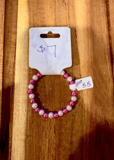 Pink Pearl Shine Bracelet (Size 5.5)
