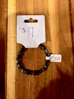 Black Crystal Nightfall Bracelet (Size 5.5)
