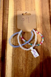Rainbow Frosted Bracelet Bundle (Size 5.5)
