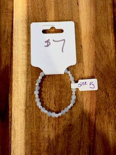 Frosted Crytal Glow Bracelet (Size 5)