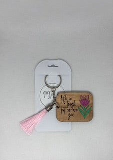 Life Is Tough Keychain