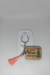 It's Never Too Late Keychain