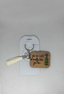 You Are Perfect Keychain