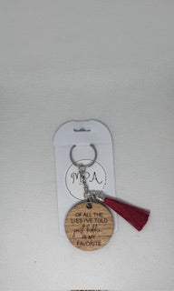Just Kidding Keychain