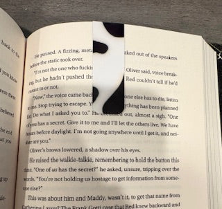 Cow Print Bookmark