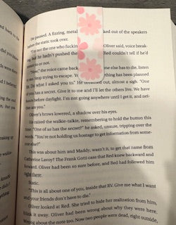 Pink Flower Bookmark