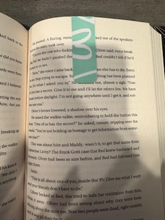 Green Hearts Bookmark