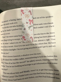 Cozy Christmas Bows Bookmark