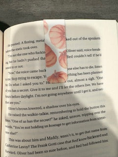 Soft Pumpkin Patch Bookmark