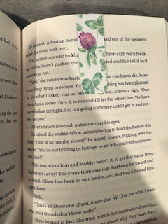 Vintage Clover Blossom Bookmark