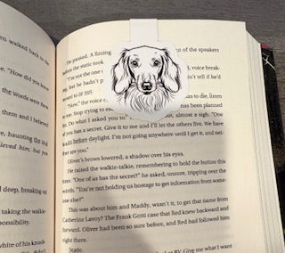 Long Hair Dachshund Bookmark