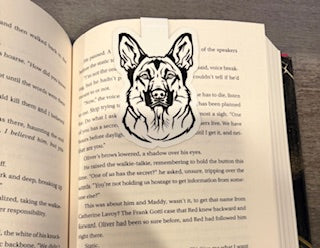 German Shepherd Bookmark