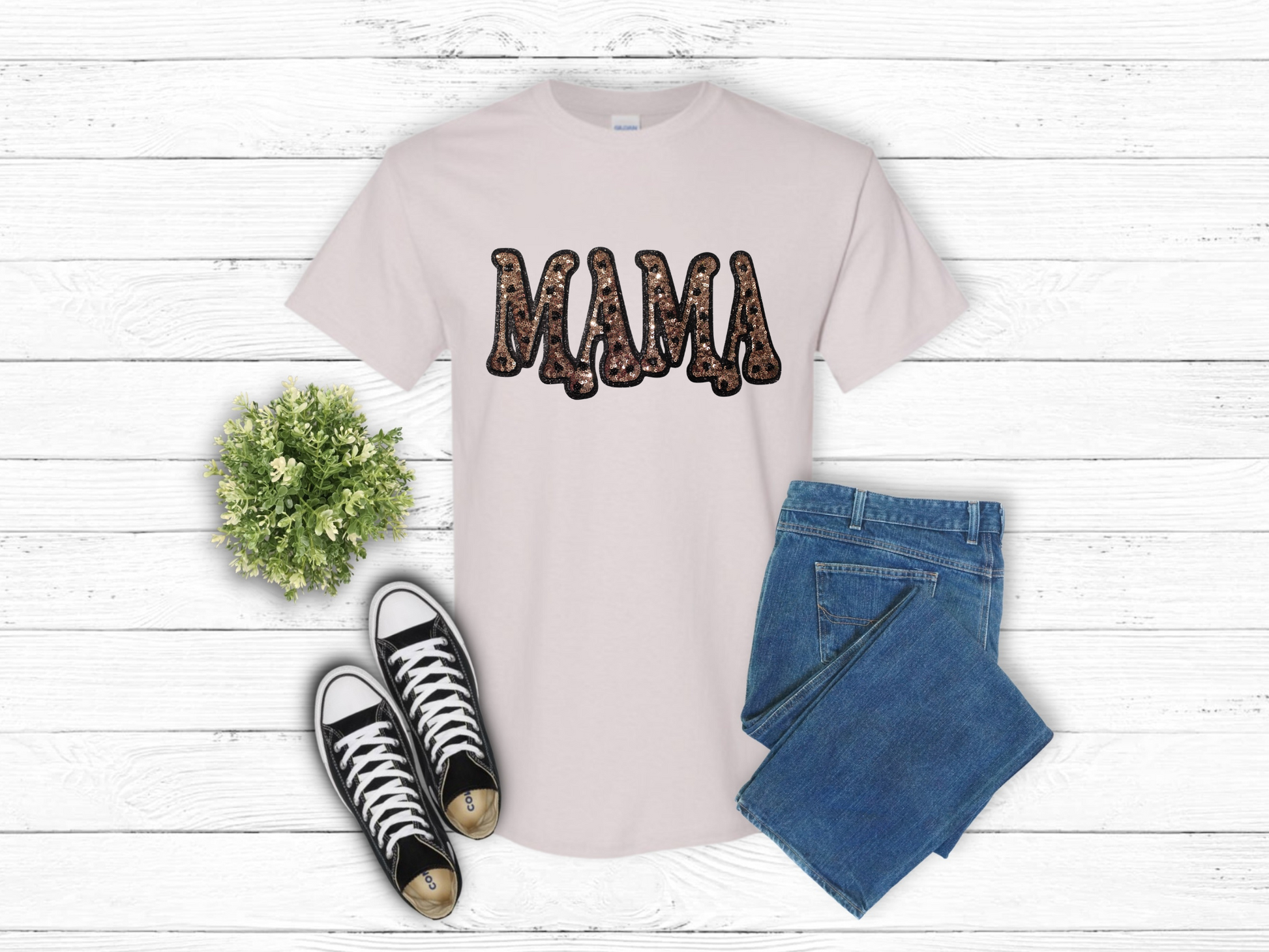 Mama Sequin Patches