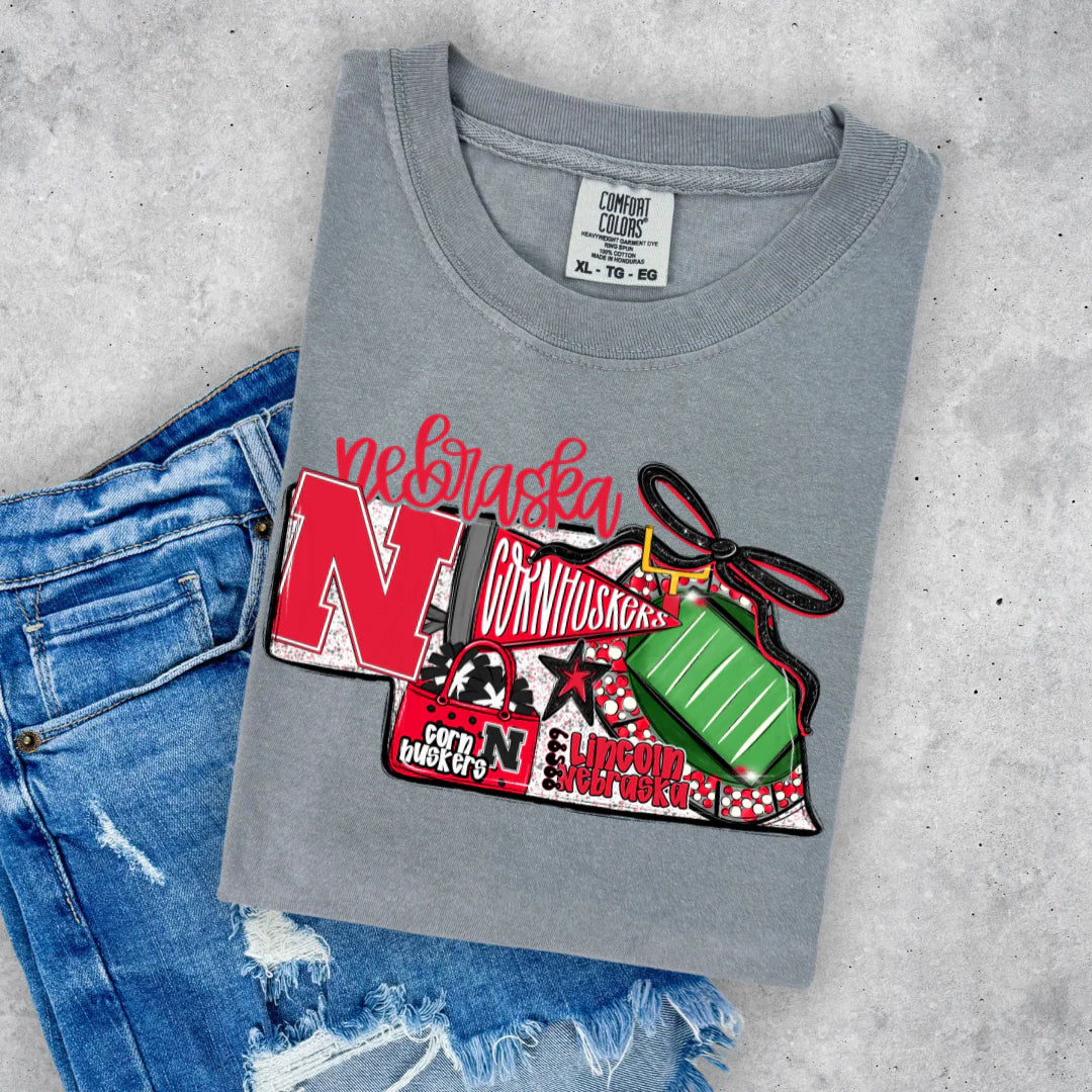 Nebraska Cornhusker Game Day Coquette