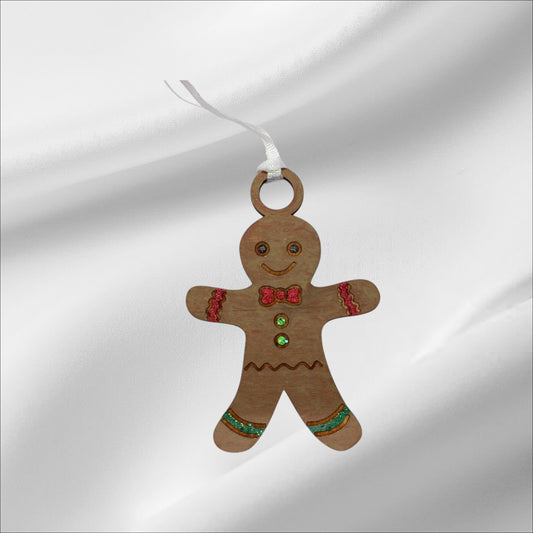 Light Gingerbread Man Ornament