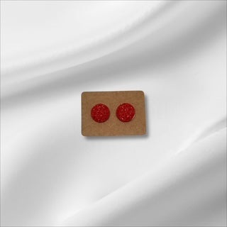Large Red Crystal Studs