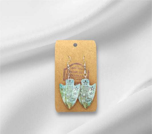 Western Leather Earring