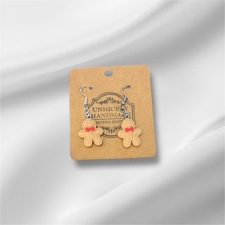 Gingerbread Man Earring