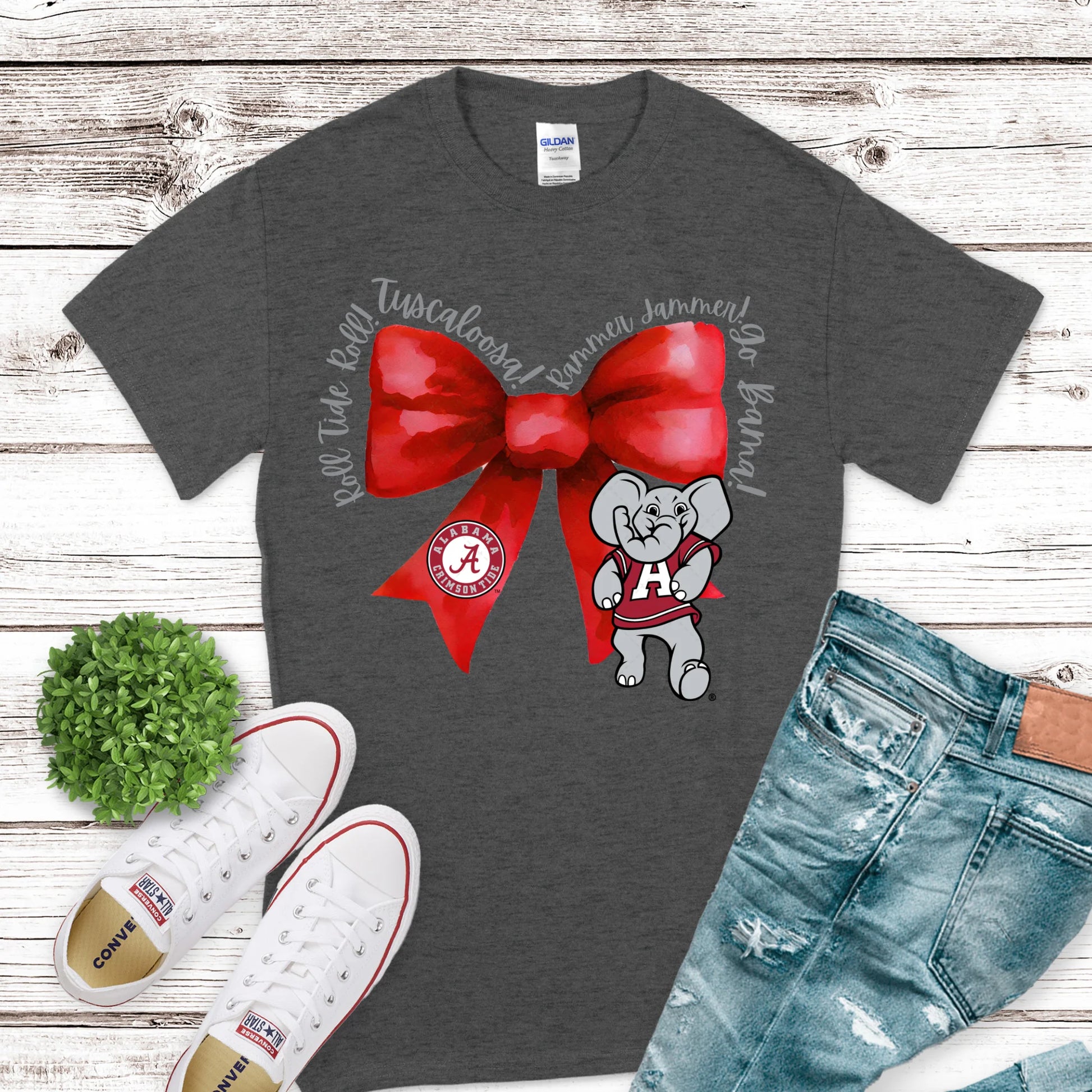 AL Crimson Bama Bow