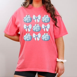 Blue Chinoiserie Pumpkin Coquette
