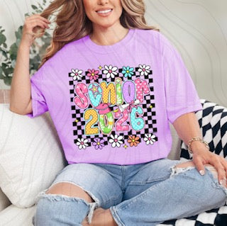 Checkered Floral Senior 2026