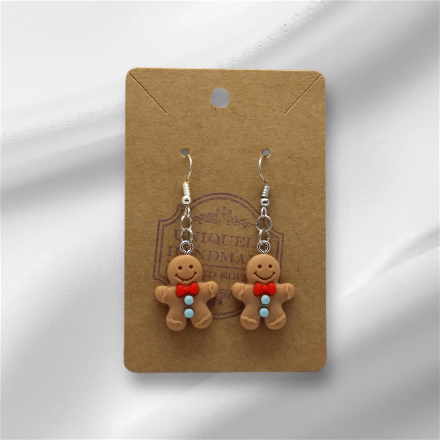 Gingerbread Man Earring