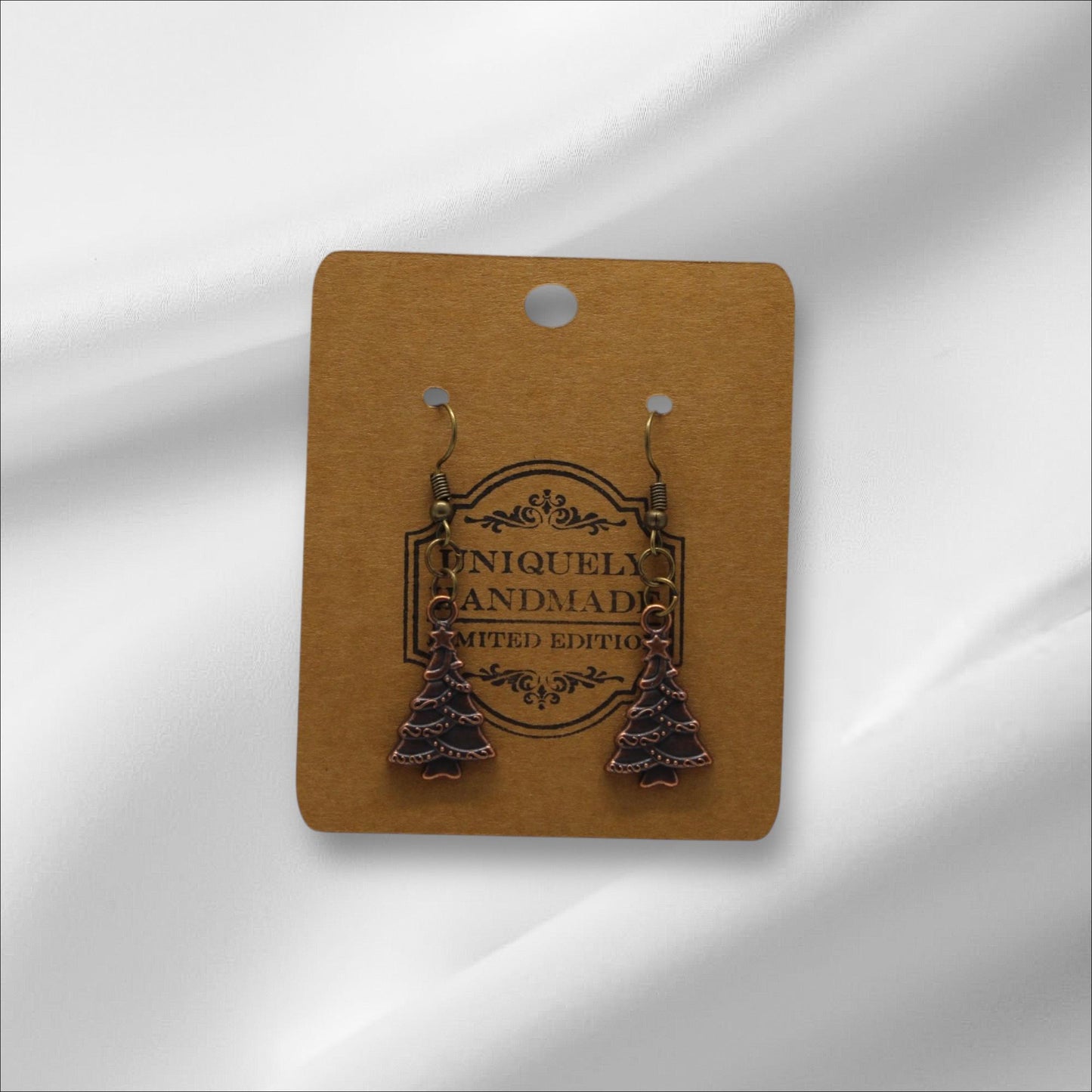 Dark Christmas Tree Earring