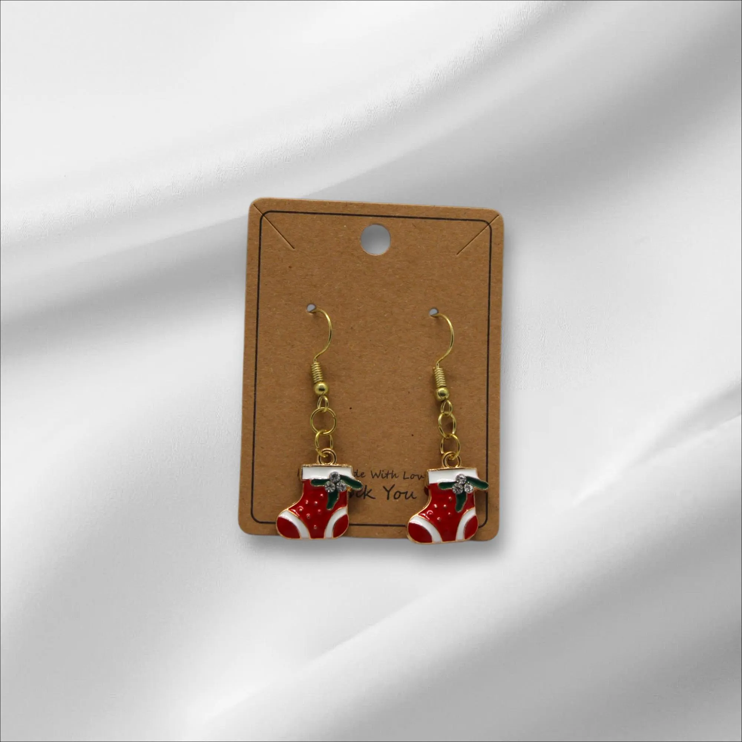 Chunky Fancy Christmas Boots Earring