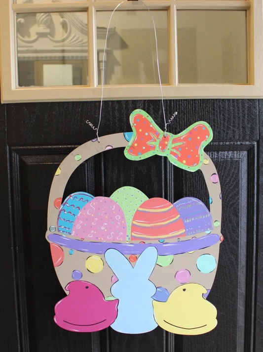 Easter Basket Door Hanger