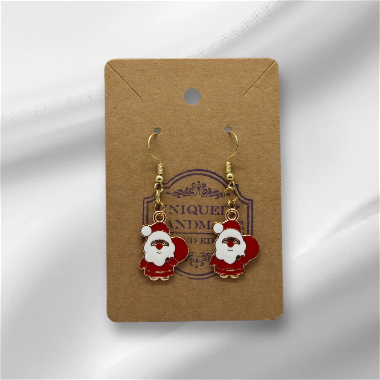 Red Santa Claus Earring